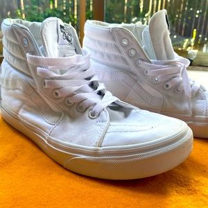 White High Top Vans
